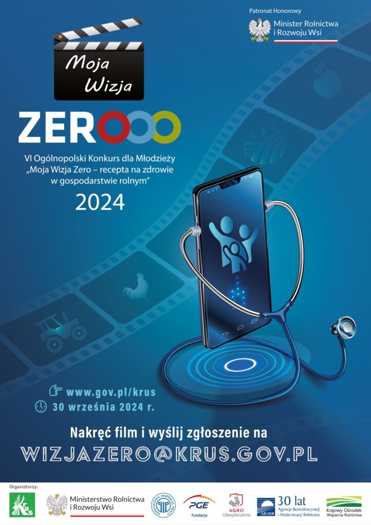 Plakat konkursu Moja Wizja Zero